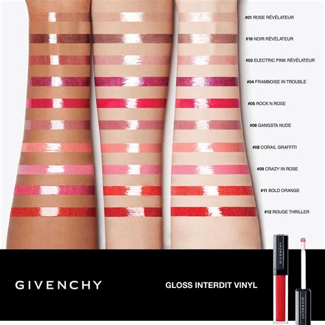 givenchy gloss 02|Givenchy lip gloss interdit.